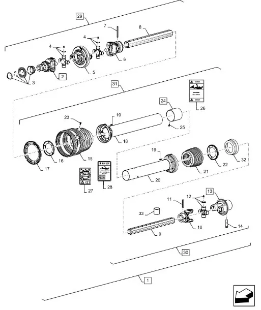 47983487 - вал отбора мощности